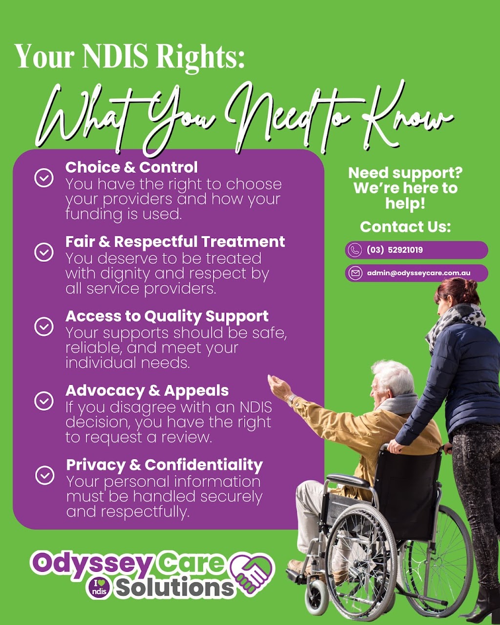 OdysseyCare Solutions | Rutherford Grv, Armstrong Creek VIC 3217, Australia | Phone: (03) 5292 1019