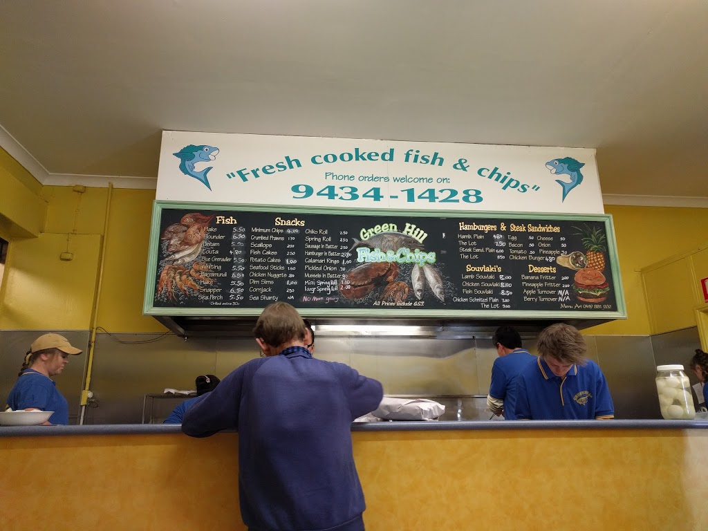 Greenhill Fish And Chips | meal takeaway | 37 Greenhill Rd, Greensborough VIC 3088, Australia | 0404103322 OR +61 404 103 322