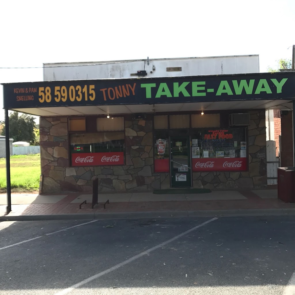 Tonny Takeaway | meal takeaway | 108 Mangan St, Tongala VIC 3621, Australia | 0358590315 OR +61 3 5859 0315