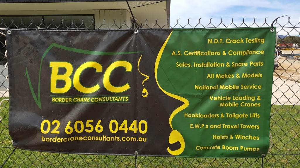 BCC Border Crane Consultants. |  | 70 Baranduda Dr, Baranduda VIC 3691, Australia | 0260560440 OR +61 2 6056 0440