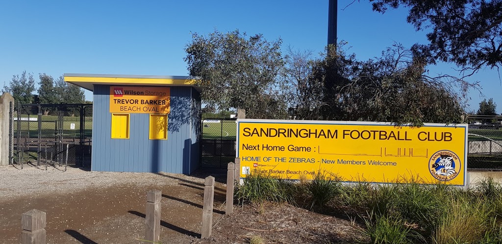 Sandringham Football Club | Trevor Barker Beach Oval, Beach Rd, Sandringham VIC 3191, Australia | Phone: (03) 9598 8629