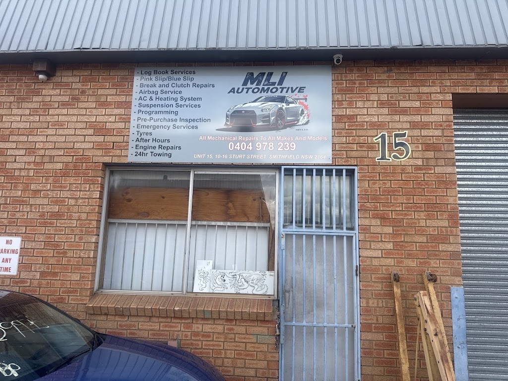 MLI AUTOMOTIVE | Unit 15/10-16 Sturt St, Smithfield NSW 2164, Australia | Phone: 0404 978 239