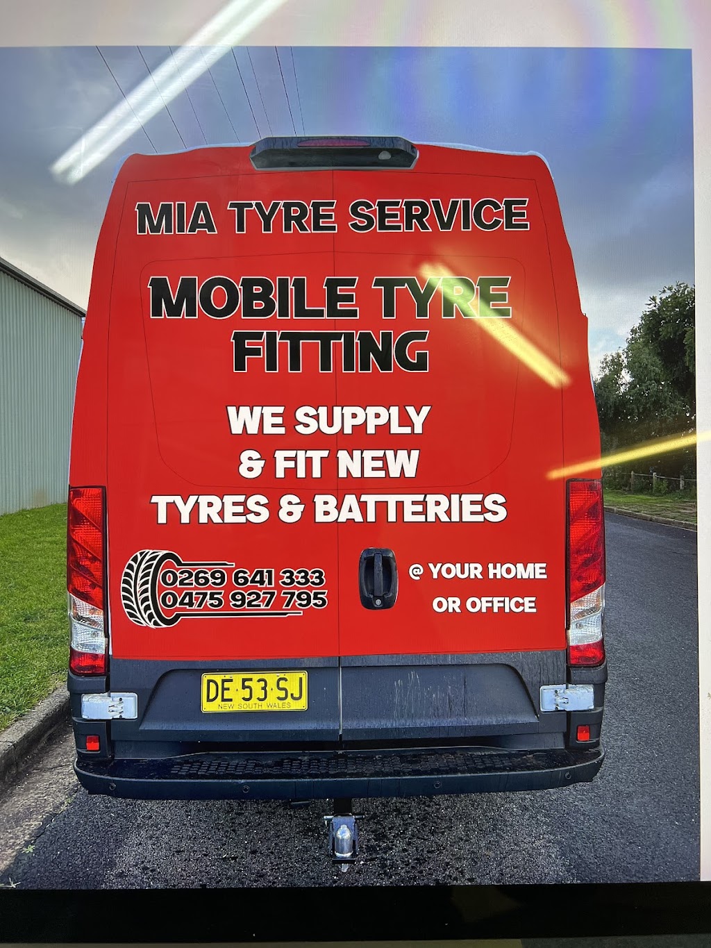 MIA Tyre Service | car repair | 2165 Rankins Springs Rd, Myall Park NSW 2681, Australia | 0269641333 OR +61 2 6964 1333