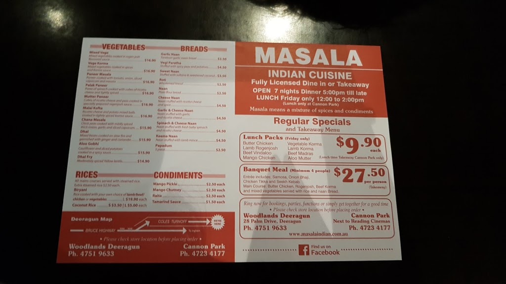 Masala Indian Restaurant | 32/56 High Range Dr, Thuringowa Central QLD 4817, Australia | Phone: (07) 4723 4177