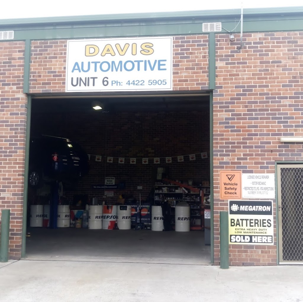Davis Automotive | car repair | 6/12 Browns Rd, South Nowra NSW 2541, Australia | 0244225905 OR +61 2 4422 5905