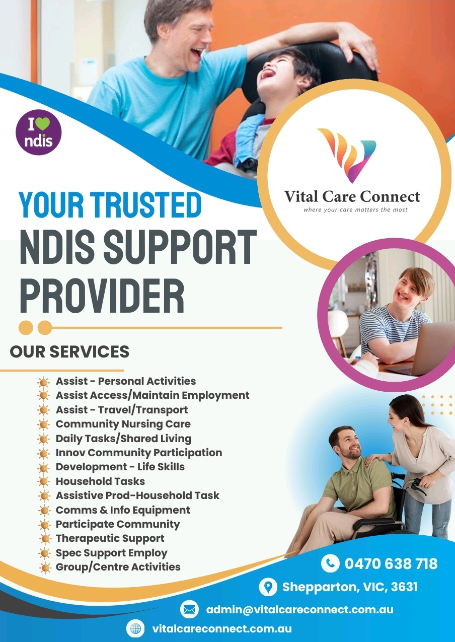Vital Care Connect | 14 Haileybury St, Shepparton North VIC 3631, Australia | Phone: 0470 638 718
