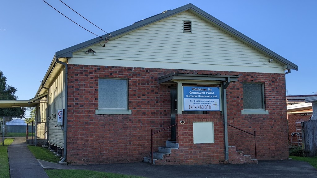 Greenwell Point Memorial Community Hall | 83 Greenwell Point Rd, Greenwell Point NSW 2540, Australia | Phone: 0414 463 370