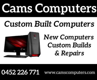 Cams Computers | electronics store | 36 Robertson Dr, Burnside QLD 4560, Australia | 0452226771 OR +61 452 226 771