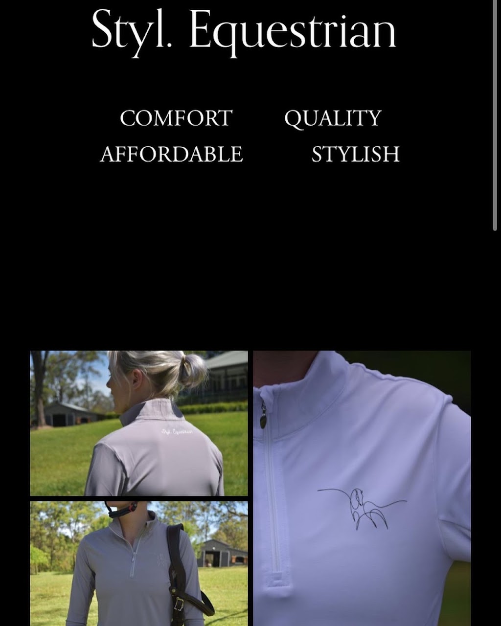 Styl. Equestrian Wear | 158 Phil Tunks Rd, Dooralong NSW 2259, Australia | Phone: 0422 605 608