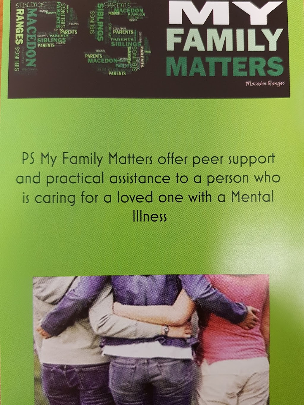 P.S. My Family Matters | 5 Neal St, Gisborne VIC 3437, Australia | Phone: 0475 269 965