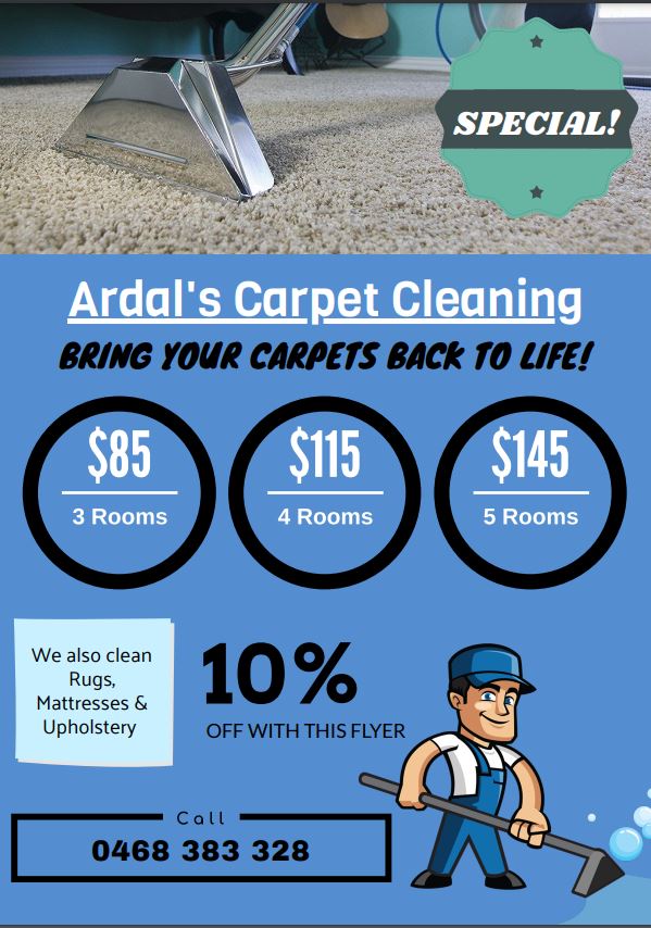 Ardals Carpet Cleaning | 23 Nectar Cct, Redbank Plains QLD 4301, Australia | Phone: 0468 383 328