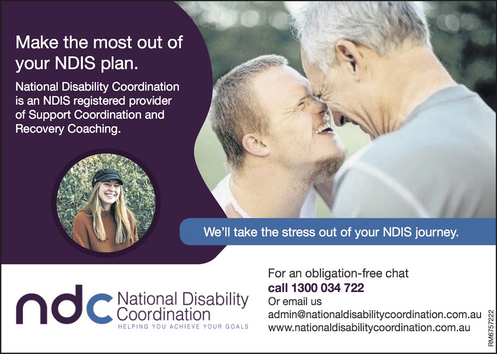 National Disability Coordination |  | 470 Hawkesbury Rd, Winmalee NSW 2777, Australia | 1300034722 OR +61 1300 034 722