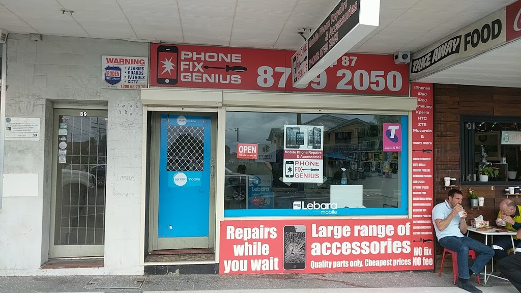 Phone Fix Genius | store | 87 Gibson Ave, Padstow NSW 2211, Australia | 0287392050 OR +61 2 8739 2050
