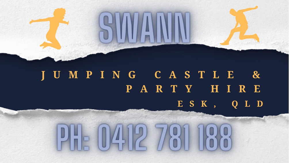 Swann Jumping Castle & Party Hire | Brough Ct, Esk QLD 4312, Australia | Phone: 0412 781 188