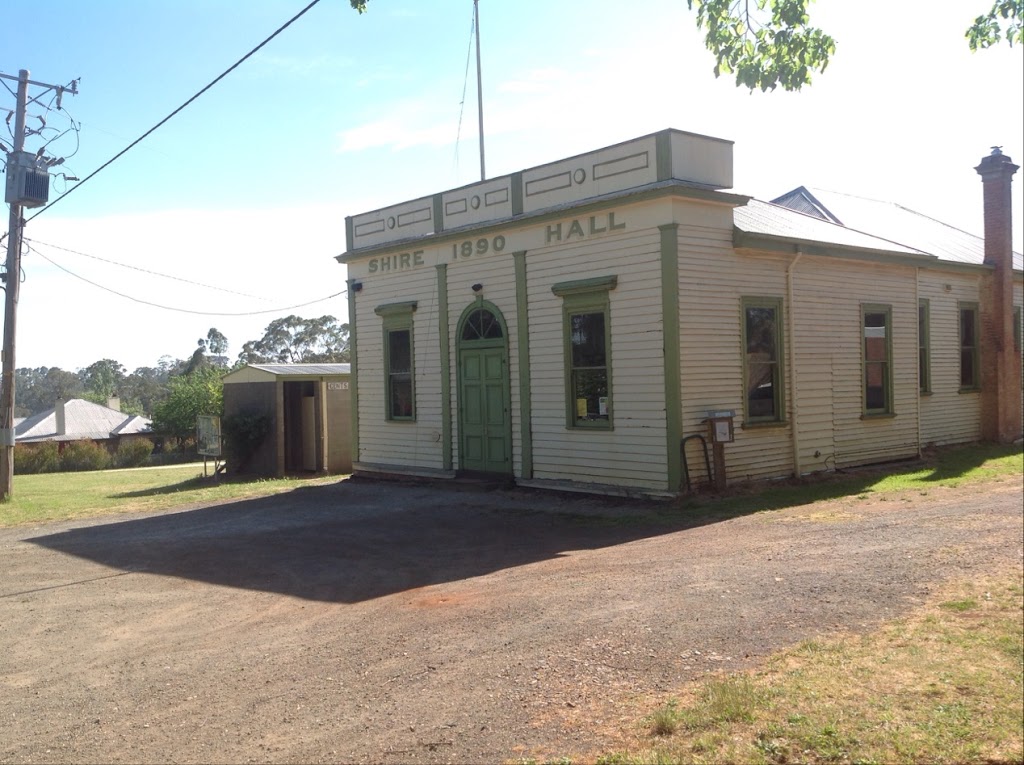 Old Glenlyon Shire Offices & Hall |  | Daylesford-Malmsbury Rd, Glenlyon VIC 3461, Australia | 0353487662 OR +61 3 5348 7662