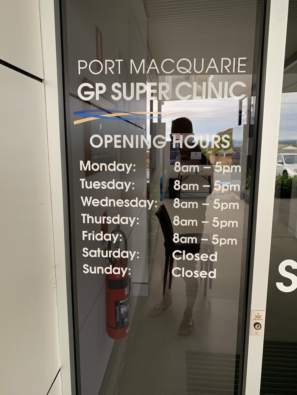 Port Macquarie GP Super Clinic | hospital | 38 Clifton Dr, Port Macquarie NSW 2444, Australia | 0265844544 OR +61 2 6584 4544