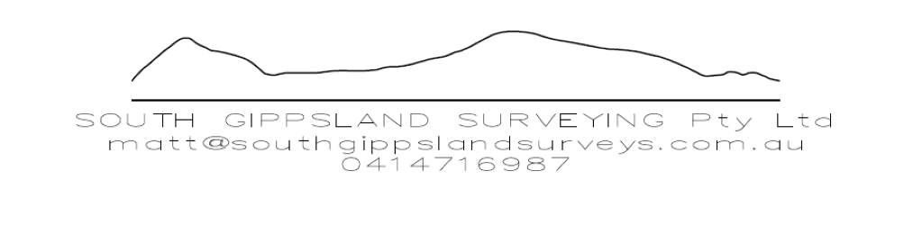 South Gippsland Surveying Pty Ltd | 54 Anglers Rd, Cape Paterson VIC 3995, Australia | Phone: 0414 716 987