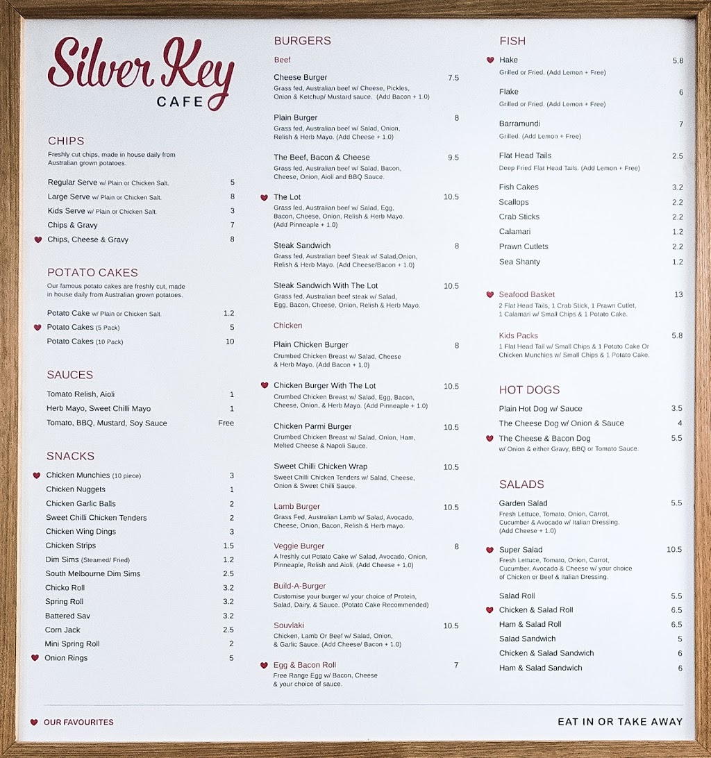 Silver Key Cafe | cafe | 72 Main St, Rutherglen VIC 3685, Australia | 0260329494 OR +61 2 6032 9494