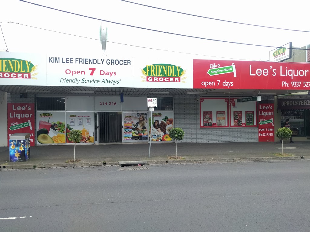 Kim Lee Friendly Grocer / Lees Liquor | store | 214/216 Buckley St, Essendon VIC 3040, Australia | 0393375278 OR +61 3 9337 5278