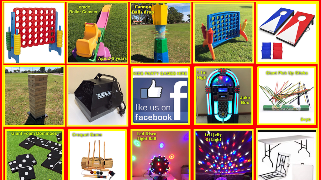 Kids Party Games Hire | store | 9 Romani Ct, Lockridge WA 6054, Australia | 0402814005 OR +61 402 814 005
