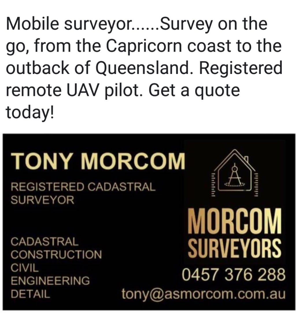 Morcom Surveyors |  | 120 Constance Ave, Rockyview QLD 4701, Australia | 0457376288 OR +61 457 376 288