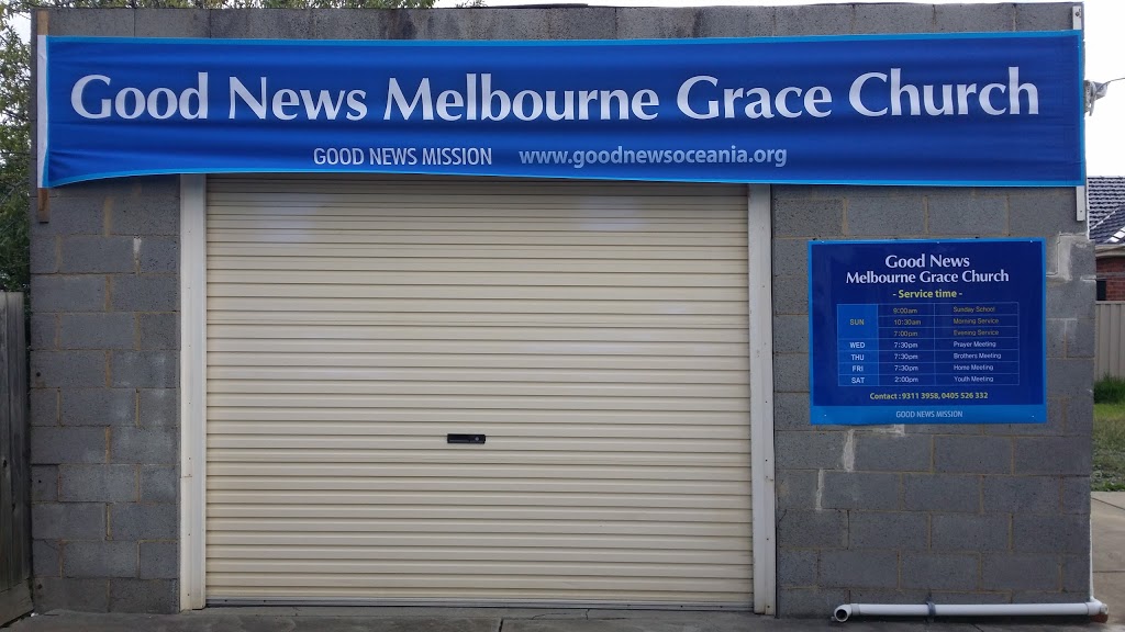 Melbourne Grace Church | 33 Northumberland Rd, Sunshine North VIC 3020, Australia | Phone: 0405 526 332