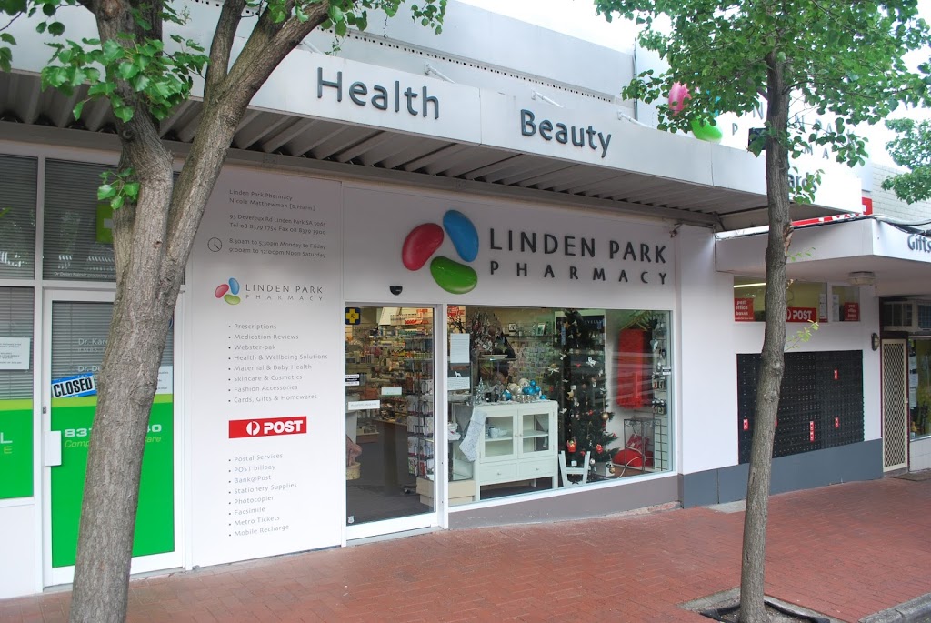 Linden Park Pharmacy | health | 93 Devereux Rd, Linden Park SA 5065, Australia | 0883791754 OR +61 8 8379 1754