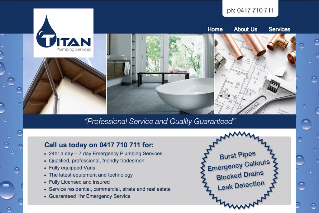 Titan Plumbing Services | plumber | 13 Blackwood Dr, Altona North VIC 3025, Australia | 1300450460 OR +61 1300 450 460