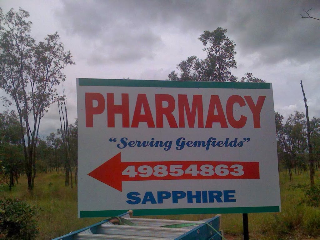 Gemfields Pharmacy | pharmacy | 2/988 Rubyvale Rd, Sapphire QLD 4702, Australia | 0749854863 OR +61 7 4985 4863