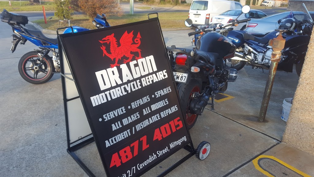 Dragon Motorcycle Repairs | store | 2/5-7 Cavendish St, Mittagong NSW 2575, Australia | 0248724015 OR +61 2 4872 4015