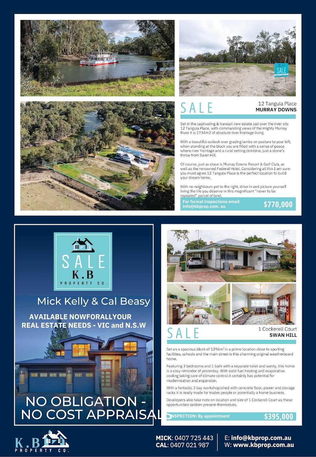 K.B Property Co. | Box Ln, Swan Hill VIC 3585, Australia | Phone: 0407 725 443