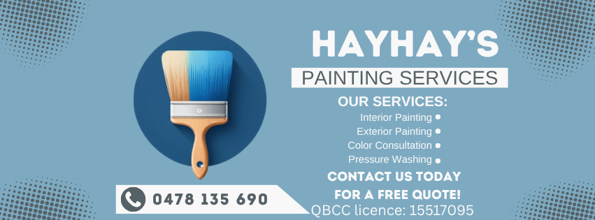 Hayhay’s Painting Services Warwick | 2 Keith Mitchell Dr, Warwick QLD 4370, Australia | Phone: 0478 135 690