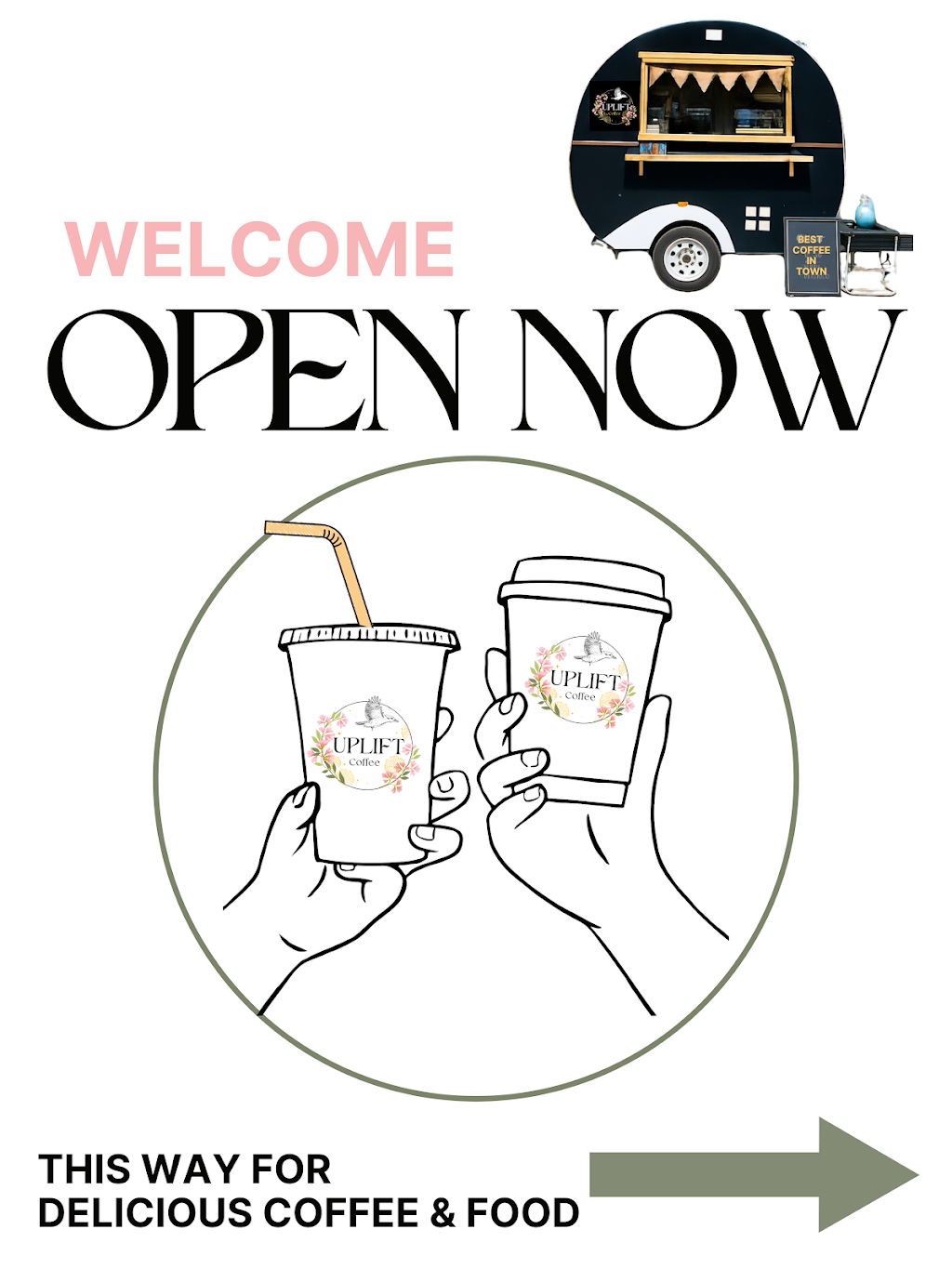 UPLIFT coffee van | Reserve The top car park, Reddall Parade, Warilla NSW 2528, Australia | Phone: 0411 323 755