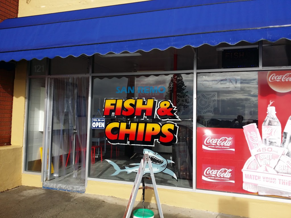 San Remo Fish & Chips | restaurant | 121 Marine Parade, San Remo VIC 3925, Australia | 0356785651 OR +61 3 5678 5651
