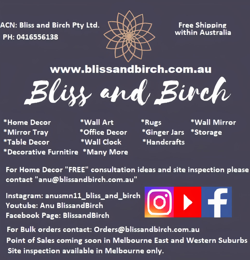 Bliss and Birch pvt ltd | furniture store | 4 Birch Ln, Harkness VIC 3337, Australia | 0390284666 OR +61 3 9028 4666