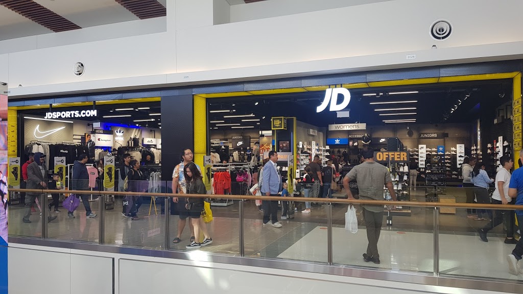 JD Sports | shoe store | Shop 2010-2012, Level 1, Stocklands Merrylands Shopping Centre, McFarlane St, Merrylands NSW 2112, Australia | 0288980737 OR +61 2 8898 0737