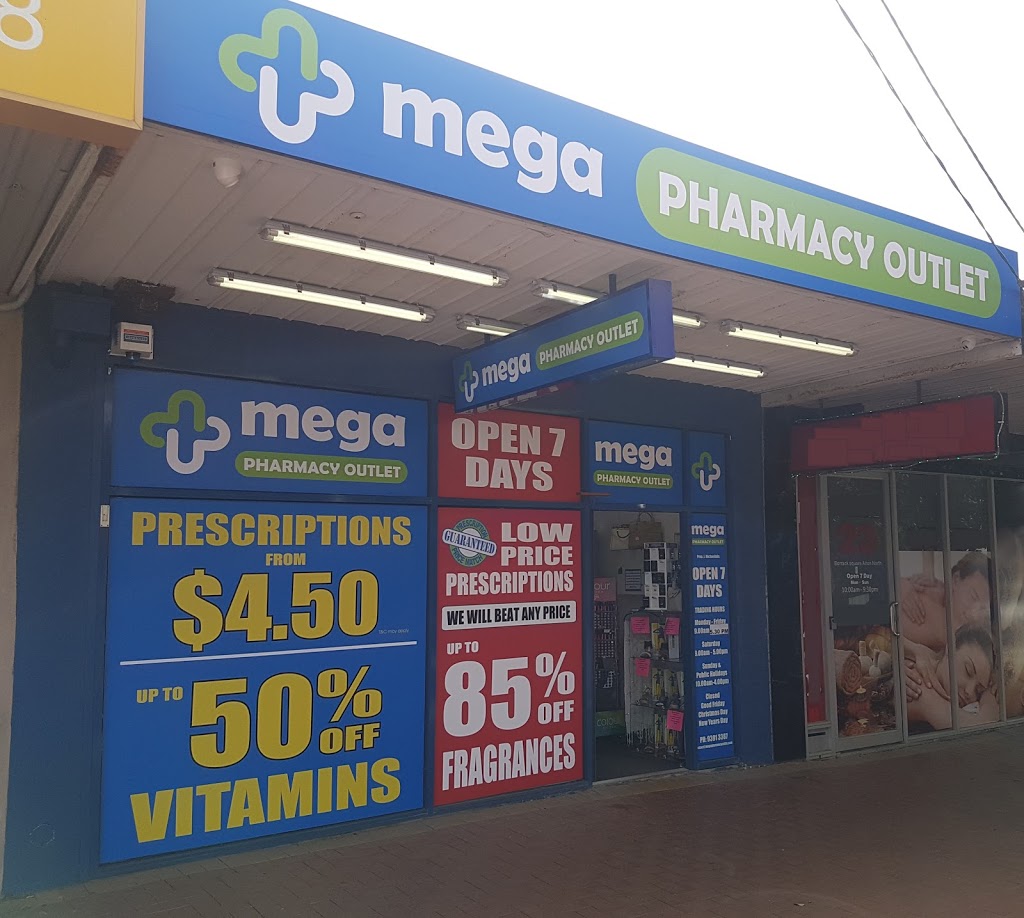 Mega Pharmacy Outlet Altona North Borracks Square | clothing store | 22 Borrack Square, Altona North VIC 3025, Australia | 0393913387 OR +61 3 9391 3387