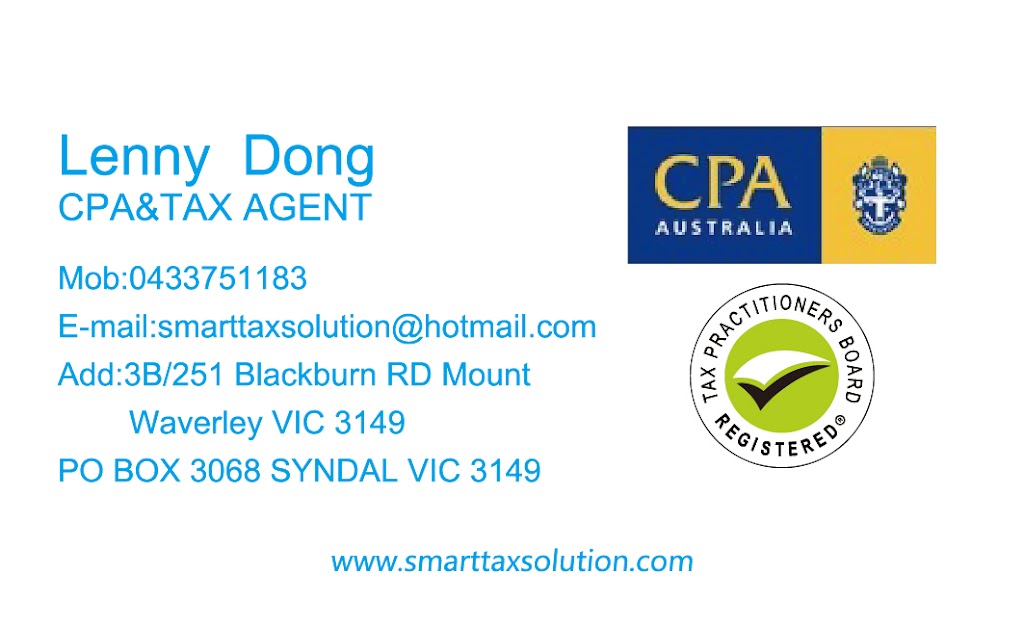 OZ SMART TAX RETURN | 3b/251 Blackburn Rd, Mount Waverley VIC 3149, Australia | Phone: 0433 751 183