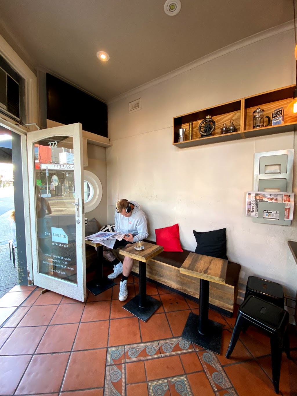 One Square Espresso Bar | cafe | 272 Glen Huntly Rd, Elsternwick VIC 3185, Australia | 0395281370 OR +61 3 9528 1370