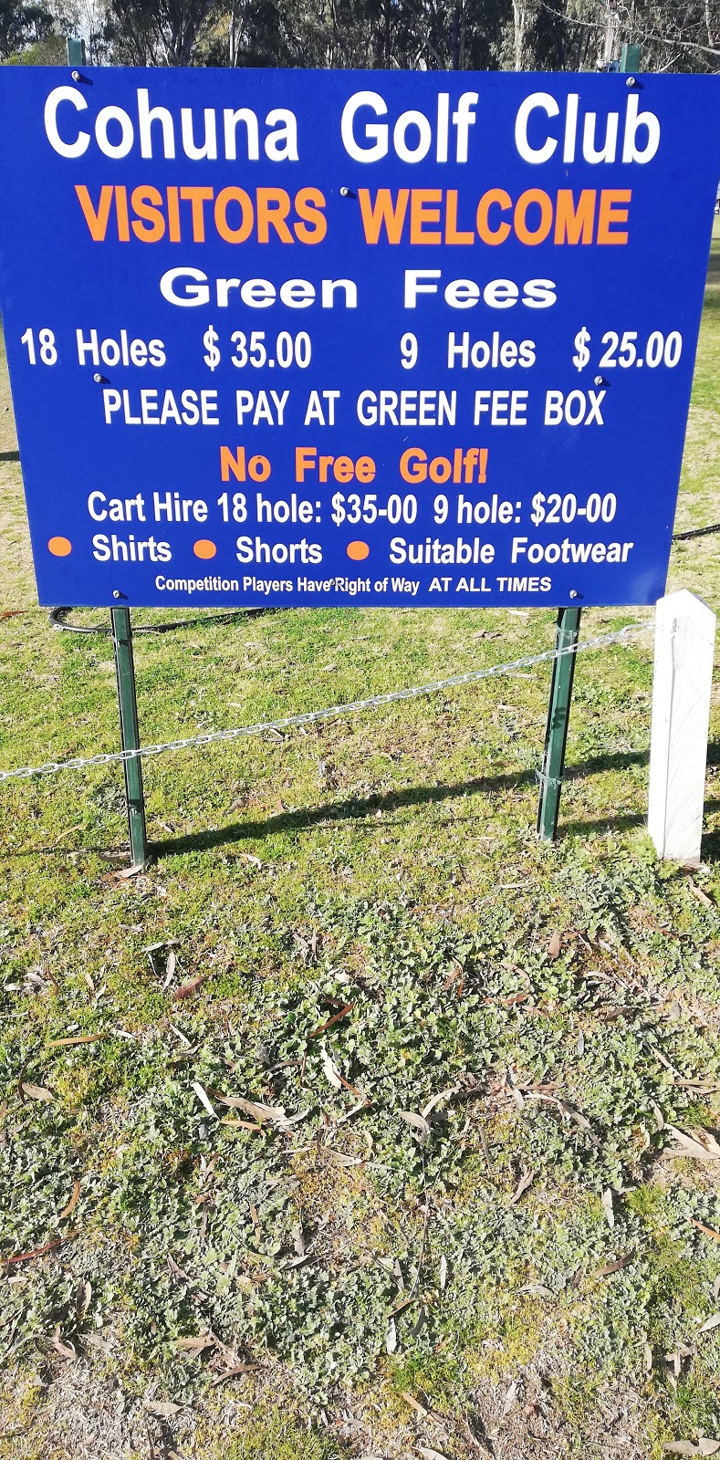 Cohuna Golf Course | Weymouths Rd, Cohuna VIC 3568, Australia | Phone: (03) 5456 2820