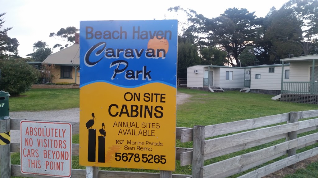 Beach Haven Caravan Park | rv park | 167 Marine Parade, San Remo VIC 3925, Australia | 0356785265 OR +61 3 5678 5265