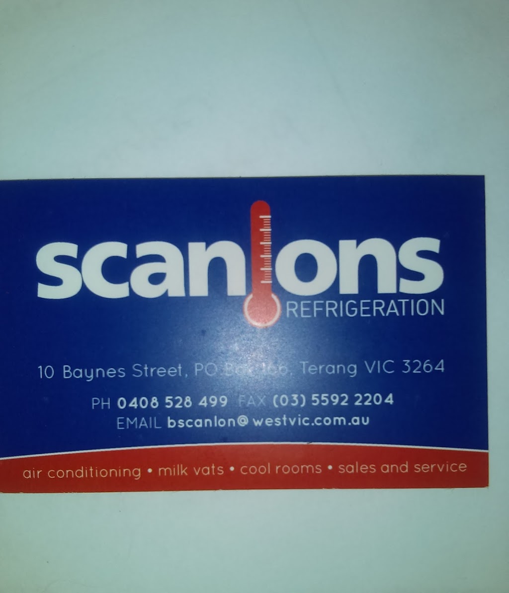 Scanlons Refrigeration | general contractor | 10 Baynes St, Terang VIC 3264, Australia | 0408528499 OR +61 408 528 499