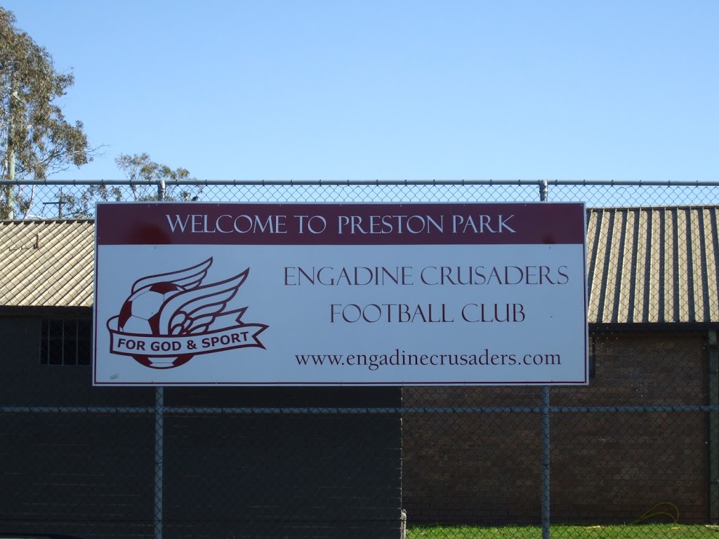 Engadine Crusaders Football Club |  | Preston Park, Princes Hwy & Engadine Avenue, Engadine NSW 2233, Australia | 0295205610 OR +61 2 9520 5610