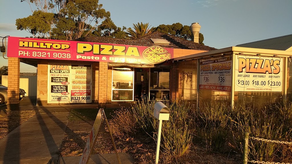 Hilltop Pizzeria | meal takeaway | 71 Main S Rd, OHalloran Hill SA 5158, Australia | 0883219038 OR +61 8 8321 9038