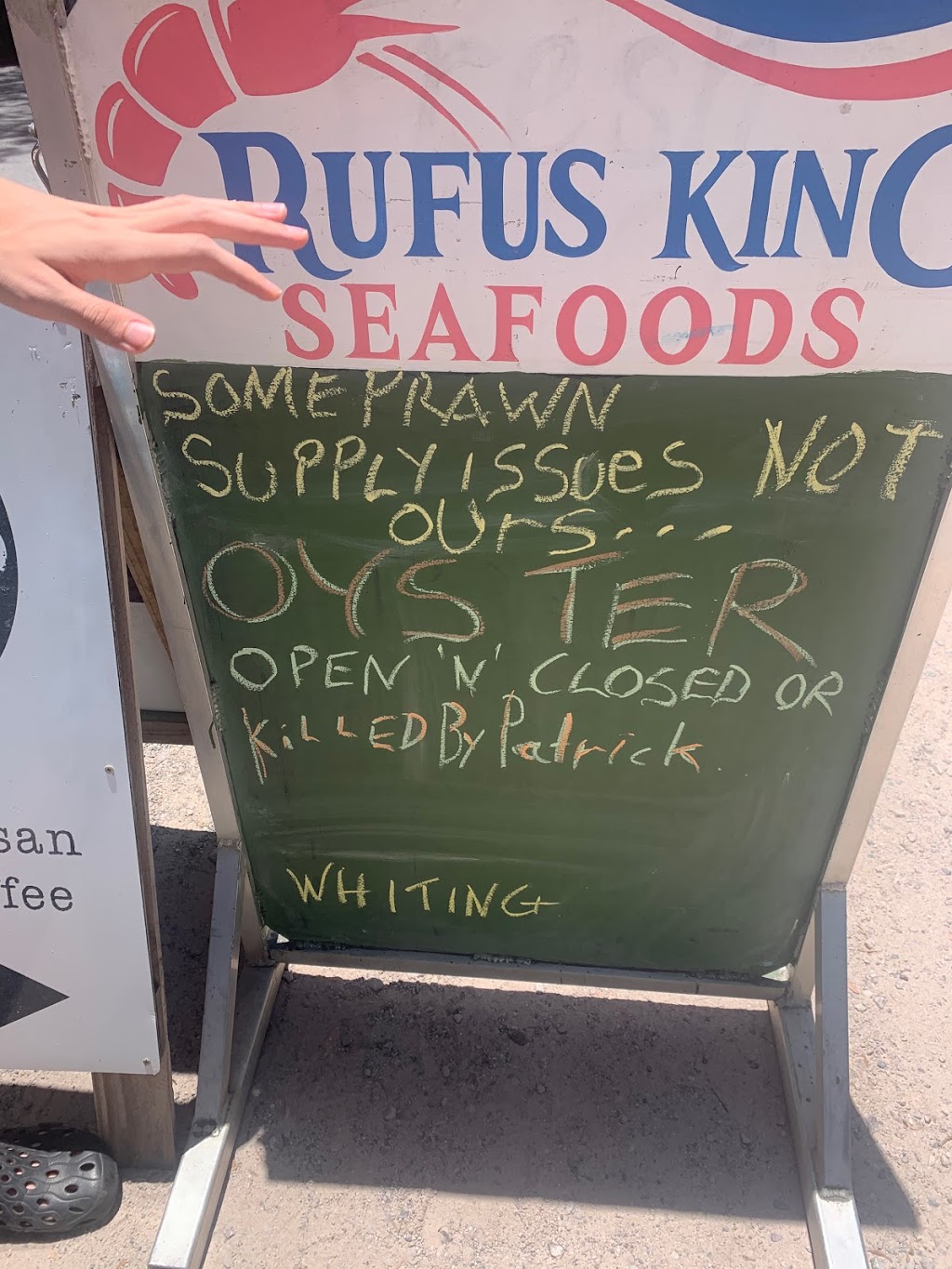 Rufus King Seafoods Amity Point | 44 Sovereign Rd, Amity Point QLD 4183, Australia | Phone: (07) 3409 7224