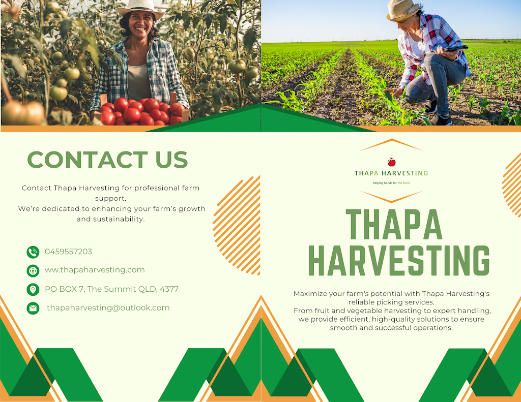 Thapa Harvesting | 6 Haig St, The Summit QLD 4377, Australia | Phone: 0401 337 862