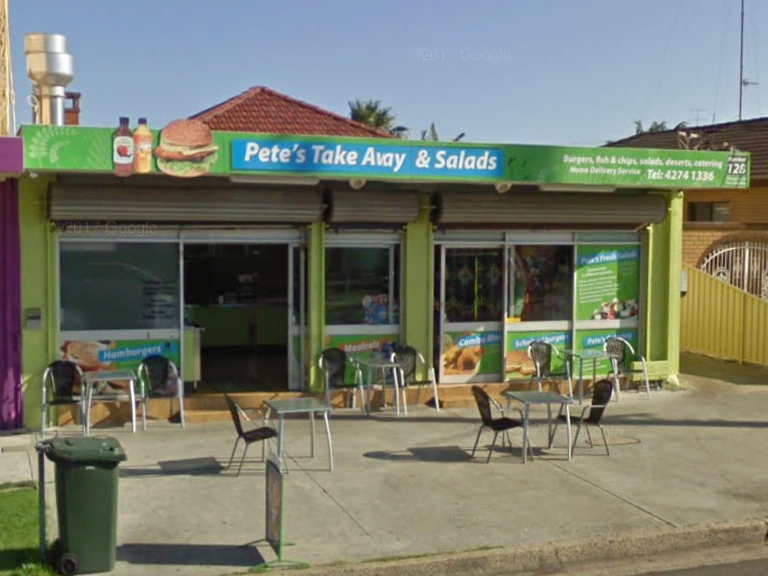 Petes Takeaway & Salads | meal takeaway | 128 Illawarra St, Port Kembla NSW 2505, Australia | 0242741336 OR +61 2 4274 1336