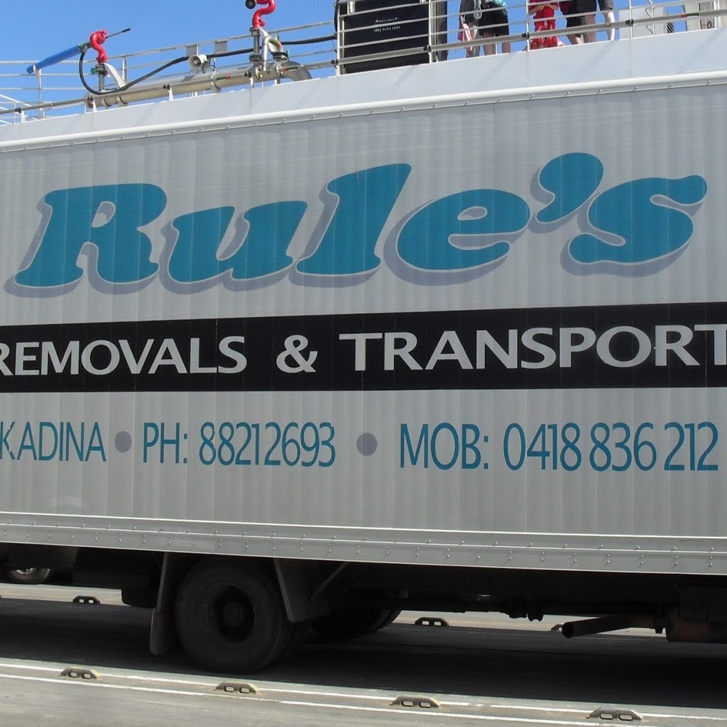 Rules Removals & Transport | moving company | 76 Drain Rd, New Town SA 5554, Australia | 0888212693 OR +61 8 8821 2693