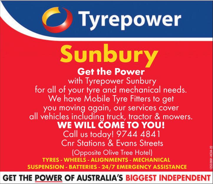 Tyrepower Sunbury | car repair | 24 Station St, Sunbury VIC 3429, Australia | 0397404841 OR +61 3 9744 4841