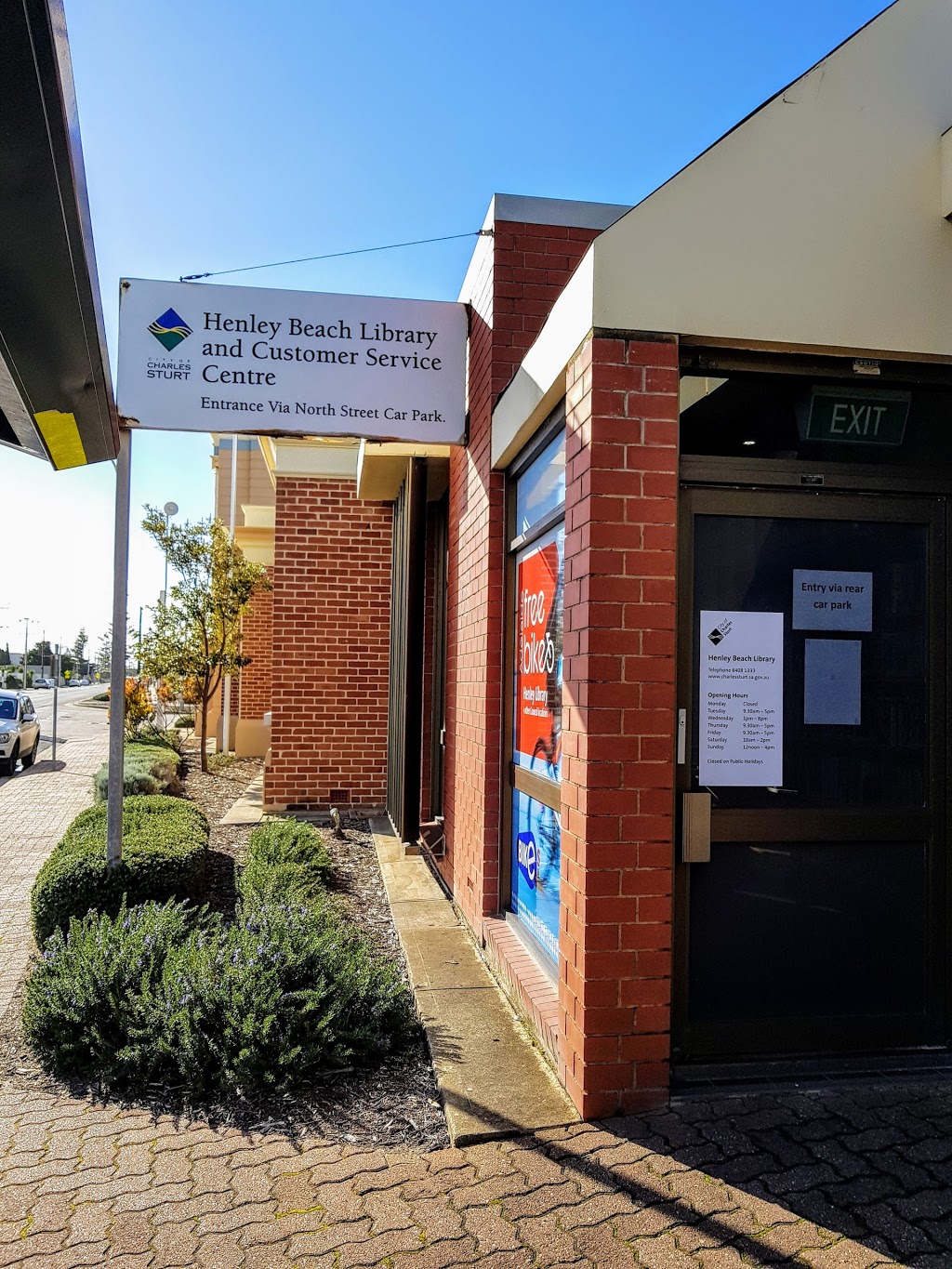 Henley Beach Library | library | 378 Seaview Rd, Henley Beach SA 5022, Australia | 0884081333 OR +61 8 8408 1333